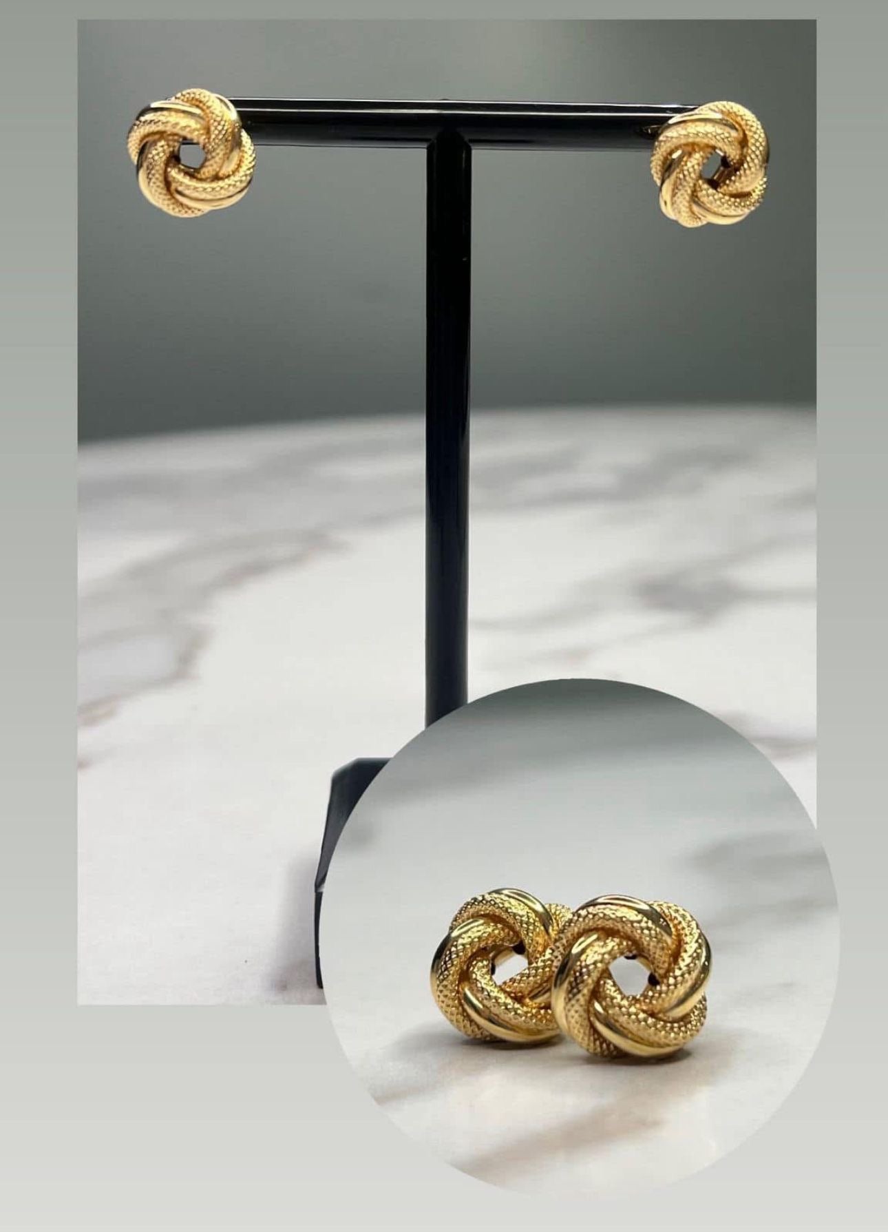 10k Knot Earrings